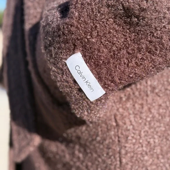 Warm, brown coat from Calvin Klein. Size s (I would say more small/medium) - Picture 7 of 11